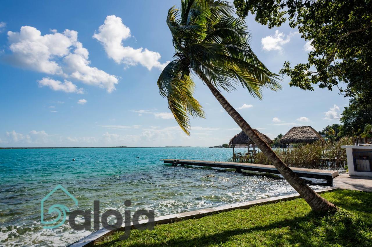 Villa Xtohil With Private Access To The Magic 7 Colors Lagoon บากาลาร์ ภายนอก รูปภาพ