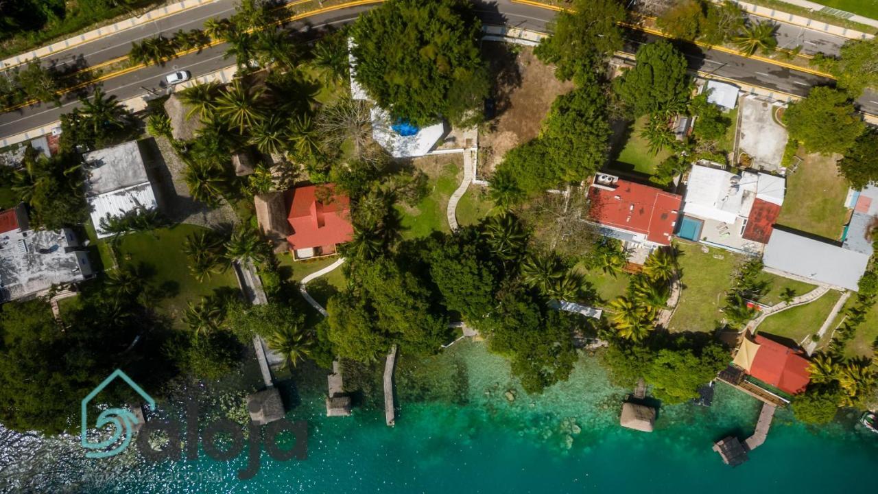 Villa Xtohil With Private Access To The Magic 7 Colors Lagoon บากาลาร์ ภายนอก รูปภาพ