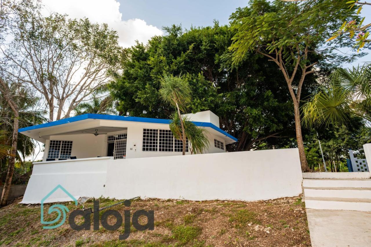 Villa Xtohil With Private Access To The Magic 7 Colors Lagoon บากาลาร์ ภายนอก รูปภาพ