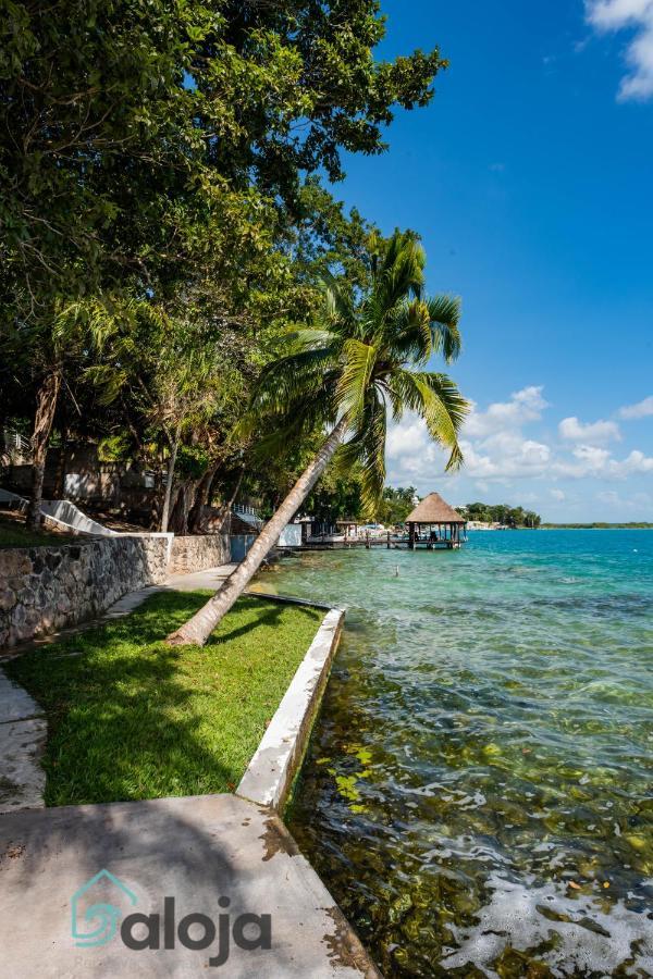 Villa Xtohil With Private Access To The Magic 7 Colors Lagoon บากาลาร์ ภายนอก รูปภาพ