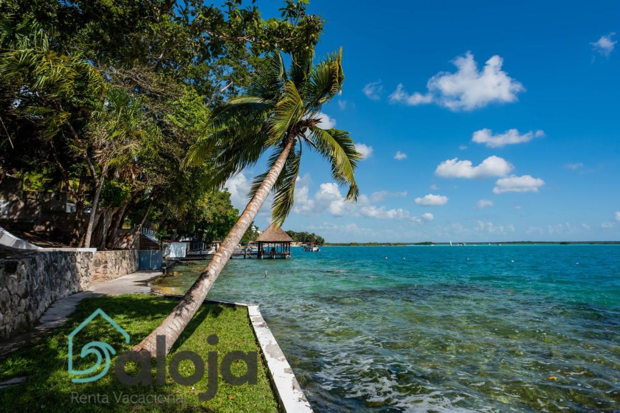 Villa Xtohil With Private Access To The Magic 7 Colors Lagoon บากาลาร์ ภายนอก รูปภาพ