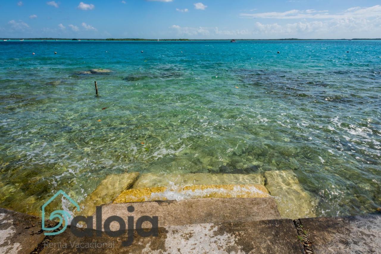 Villa Xtohil With Private Access To The Magic 7 Colors Lagoon บากาลาร์ ภายนอก รูปภาพ