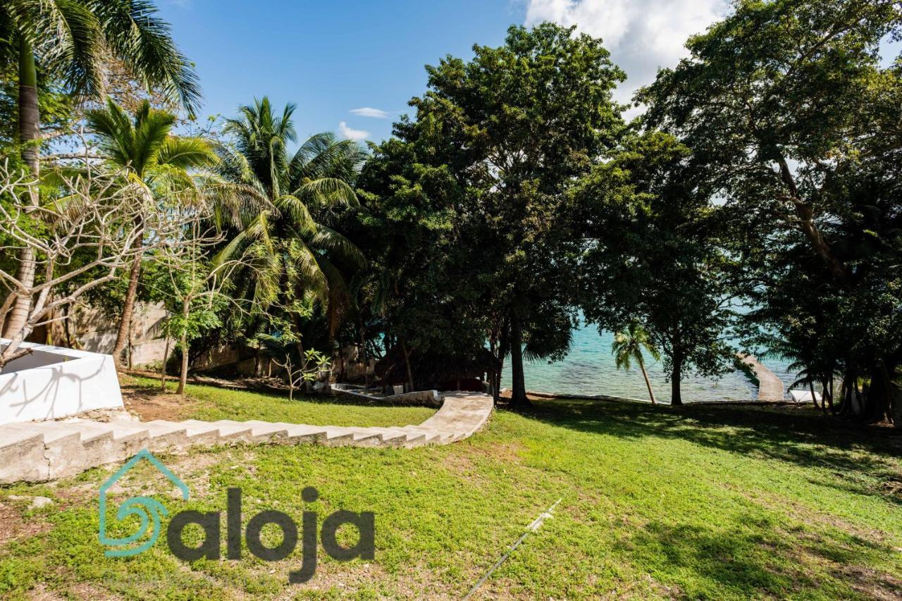 Villa Xtohil With Private Access To The Magic 7 Colors Lagoon บากาลาร์ ภายนอก รูปภาพ
