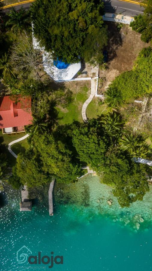 Villa Xtohil With Private Access To The Magic 7 Colors Lagoon บากาลาร์ ภายนอก รูปภาพ